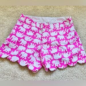 Lilly Pultizer 00 Elephant shorts